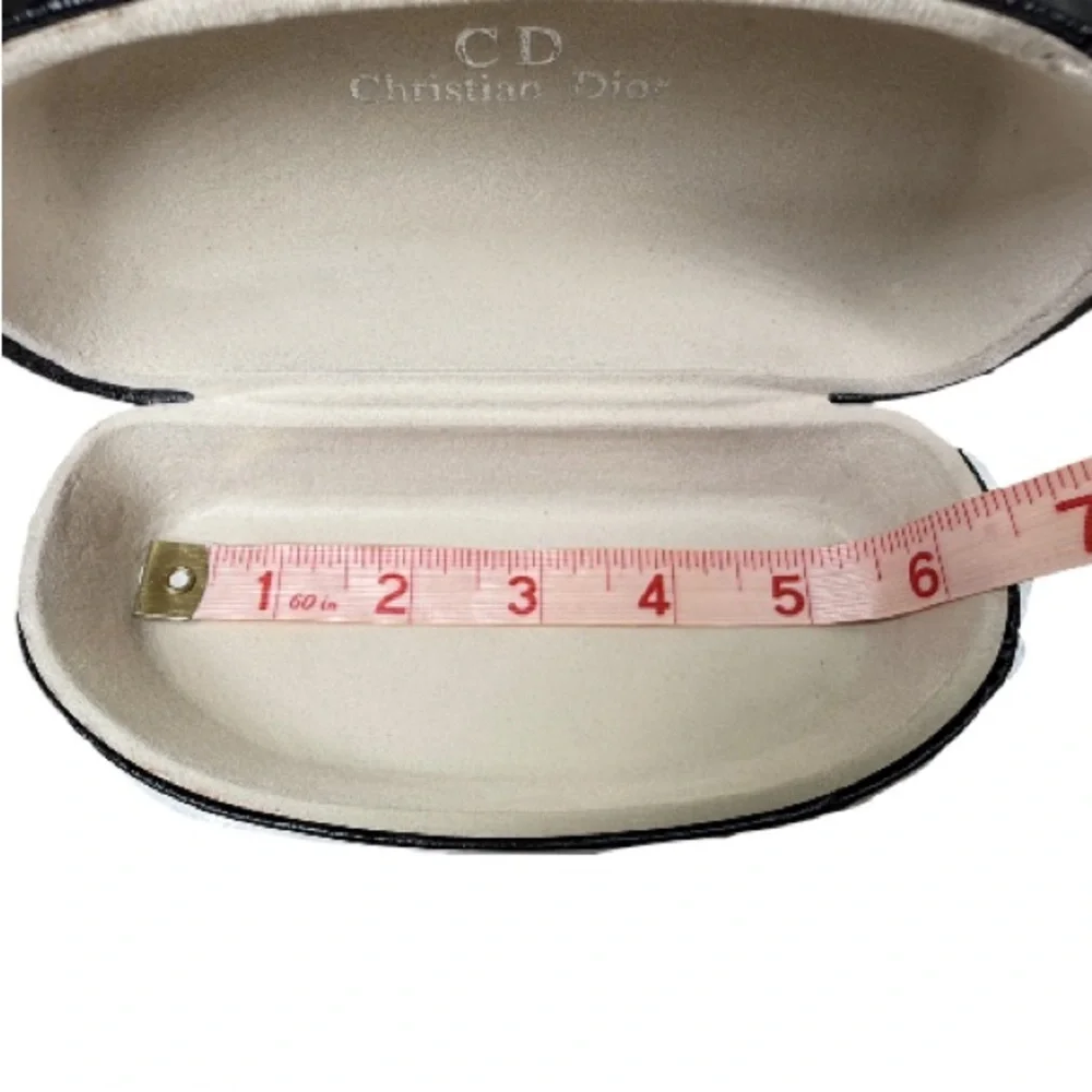 CHRISTIAN DIOR | Hard Clamshell Sunglasses Case Lux Beach Vacation Resort Travel